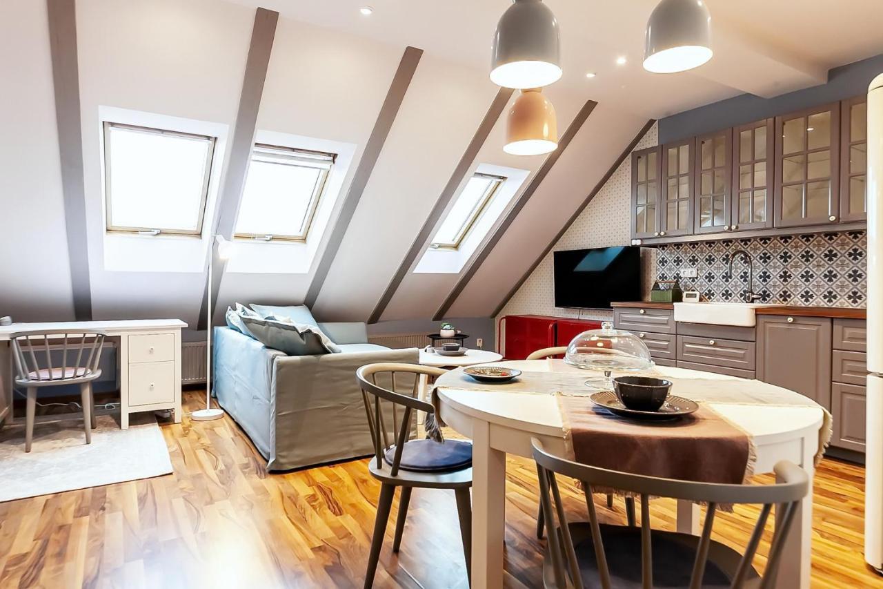 Attic Apartment On Waterfront / View / Netflix Praga Exterior foto